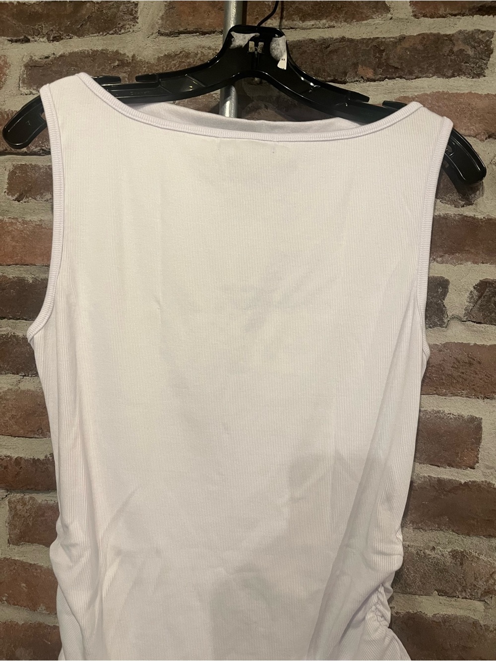 Michael Stars White Coco Ruched Tank - Picture 8 of 14